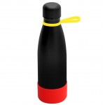 Термобутылка герметичная вакуумная Olivia To Go, чёрный/жёлтый/красный