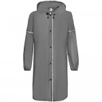 Дождевик со светоотражающими элементами Rainman Blink, серый, размер S