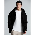 Толстовка унисекс оверсайз Zippy, черная, размер M/L