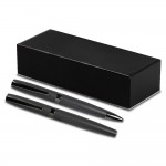 Набор ручек Prime Solution, темно-серый (ручка шариковая, роллер) в подарочной коробке Emotion Набор ручек Prime Solution, темно-серый (ручка шариковая, роллер) в подарочной коробке Emotion