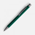 Ручка шариковая Atento Soft Touch, зеленая