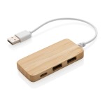 USB-хаб Bamboo с Type-C коричневый; 