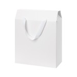 Подарочная коробка-пакет универсальная большая, белая