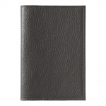 Обложка для паспорта Leather Sky Flotter из натуральной кожи, темно-серая