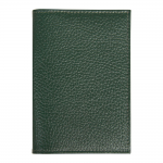 Обложка для паспорта Leather Sky Flotter из натуральной кожи, зеленая 7730С