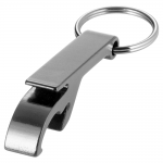 Брелок открывашка Tools Beer Garden, алюминиевая, серебристая