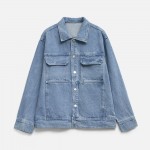 Куртка джинсовая O2, голубая, размер XS/S