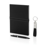 Блокнот Swiss Peak в комплекте с ручкой и брелком