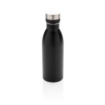 Бутылка для воды Deluxe из нержавеющей стали, 500 мл черный; 
