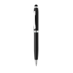 Ручка-стилус Deluxe с фонариком COB черный; 