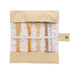 Многоразовый эко-набор столовых приборов Bamboo