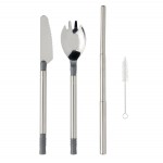 Многоразовый карманный набор столовых приборов