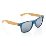 Солнцезащитные очки Wheat straw с бамбуковыми дужками синий; 