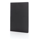Блокнот Impact в мягкой обложке с каменной бумагой, А5 черный; 