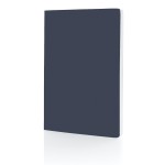 Блокнот Impact в мягкой обложке с каменной бумагой, А5 темно-синий; 