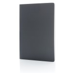 Блокнот Impact в мягкой обложке с каменной бумагой, А5 темно-серый; 