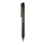Ручка X9 с матовым корпусом и силиконовым грипом черный; 