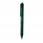 Ручка X9 с матовым корпусом и силиконовым грипом зеленый; 