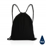 Рюкзак на шнурке Impact из переработанного хлопка AWARE™, 145 г черный; 
