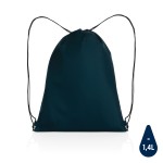 Плотный рюкзак на шнурке Impact из RPET AWARE™ темно-синий; 