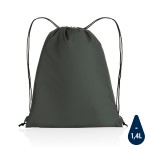 Плотный рюкзак на шнурке Impact из RPET AWARE™ темно-серый; 