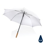 Плотный зонт Impact из RPET AWARE™ с автоматическим открыванием, d120 см белый; 