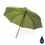 Плотный зонт Impact из RPET AWARE™ с автоматическим открыванием, d120 см зеленый; 