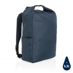 Легкий рюкзак роллтоп Impact из RPET AWARE™ темно-синий; 