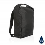 Легкий рюкзак роллтоп Impact из RPET AWARE™ черный; 