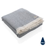 Накидка Ukiyo Hisako из хлопка AWARE™, 100x180 см темно-синий; 