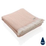 Накидка Ukiyo Hisako из хлопка AWARE™, 100x180 см розовый; 