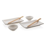 Набор посуды для суши Ukiyo, 2 шт. белый; черный