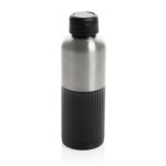 Бутылка для воды Ripple RCS из нержавеющей стали R-steel, герметичная, с ручкой, 750 мл черный; 