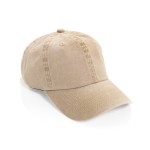 Бейсболка BEAU AWARE™ из хлопковой саржи, 6 клиньев, 270 г/м² бежевый; 