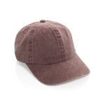 Бейсболка BEAU AWARE™ из хлопковой саржи, 6 клиньев, 270 г/м² темно-бордовый; 