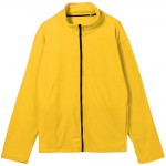 Куртка флисовая унисекс Manakin, желтая, размер XS/S