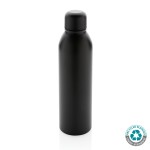 Вакуумная бутылка из переработанной нержавеющей стали (стандарт RCS), 500 мл черный; 