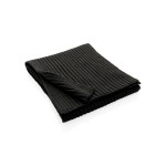 Вязаный шарф Impact из Polylana® AWARE™, 180x25 см черный; 