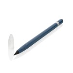 Алюминиевый вечный карандаш с ластиком синий; 