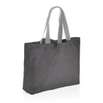Большая сумка-шоппер Impact из переработанного неокрашенного канваса AWARE™, 240 г/м² темно-серый; 
