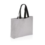 Большая сумка-шоппер Impact из переработанного неокрашенного канваса AWARE™, 240 г/м² серый; 