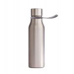 Бутылка для воды VINGA Lean из нержавеющей стали, 550 мл темно-серый; 