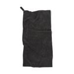 Спортивное полотенце VINGA из rPET, 40x80 см черный; 