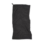 Спортивное полотенце VINGA из rPET, 140x70 см черный; 