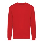 Свитшот Iqoniq Zion из переработанного хлопка, унисекс, 340 г/м² красный; 