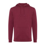 Худи Iqoniq Jasper из переработанного хлопка, унисекс, 340 г/м² бордовый; 