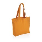 Сумка-шоппер Impact из переработанного канваса Aware™ с карманом, 240 г/м2 солнечный оранжевый; 