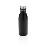 Бутылка для воды Deluxe из переработанной нержавеющей стали, 500 мл черный; 