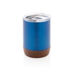 Вакуумная термокружка Cork из переработанной нержавеющей стали RCS, 180 мл синий; 
