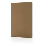 Блокнот Salton из переработанной бумаги, A5 коричневый; 